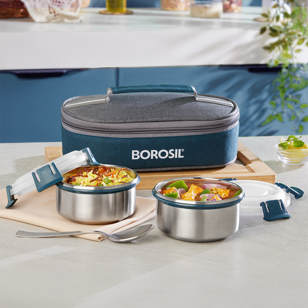 Superfresh Microwavable Stainless Steel Lunchbox