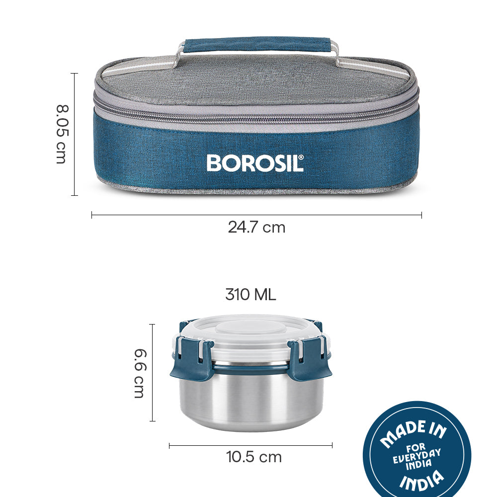 Superfresh Microwavable Stainless Steel Lunchbox