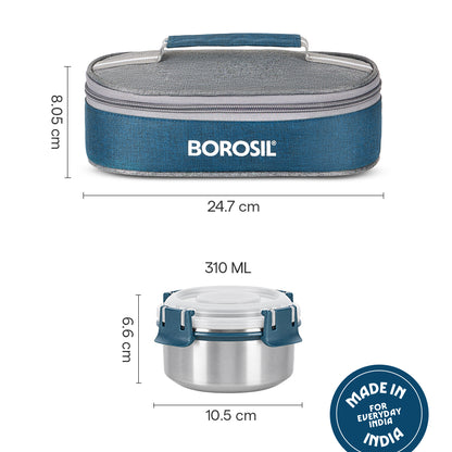 Superfresh Microwavable Stainless Steel Lunchbox