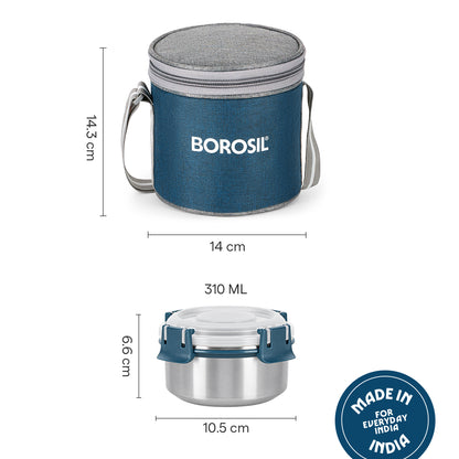 Superfresh Microwavable Stainless Steel Lunchbox