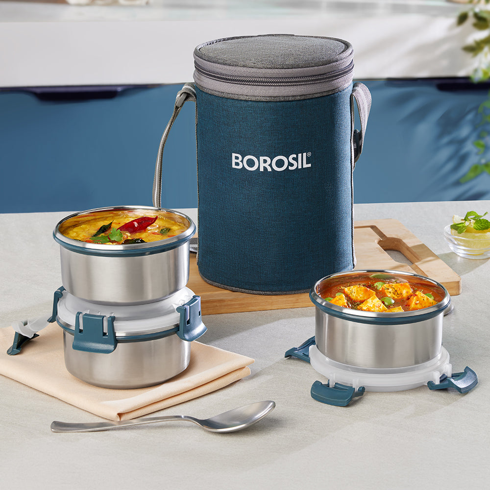 Superfresh Microwavable Stainless Steel Lunchbox