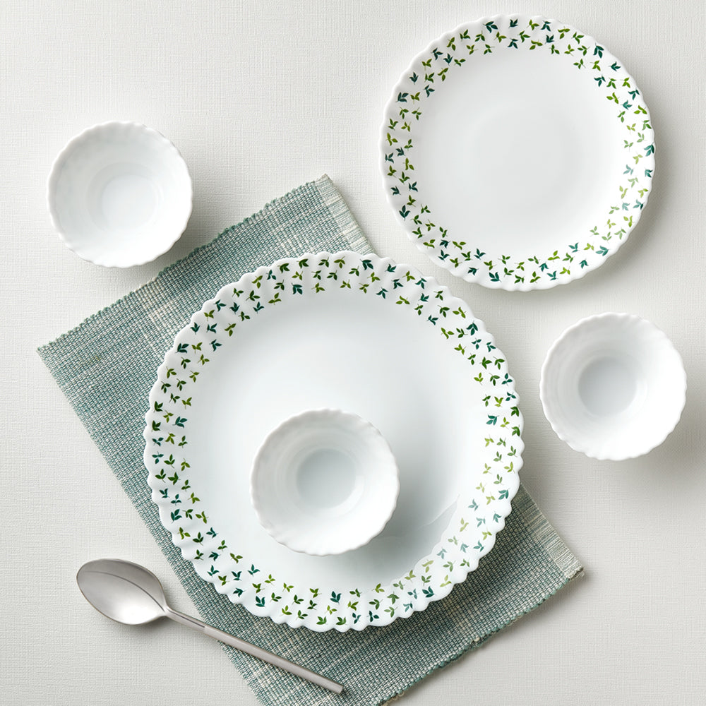Larah by Borosil Sage Dinner Set, 23 pc