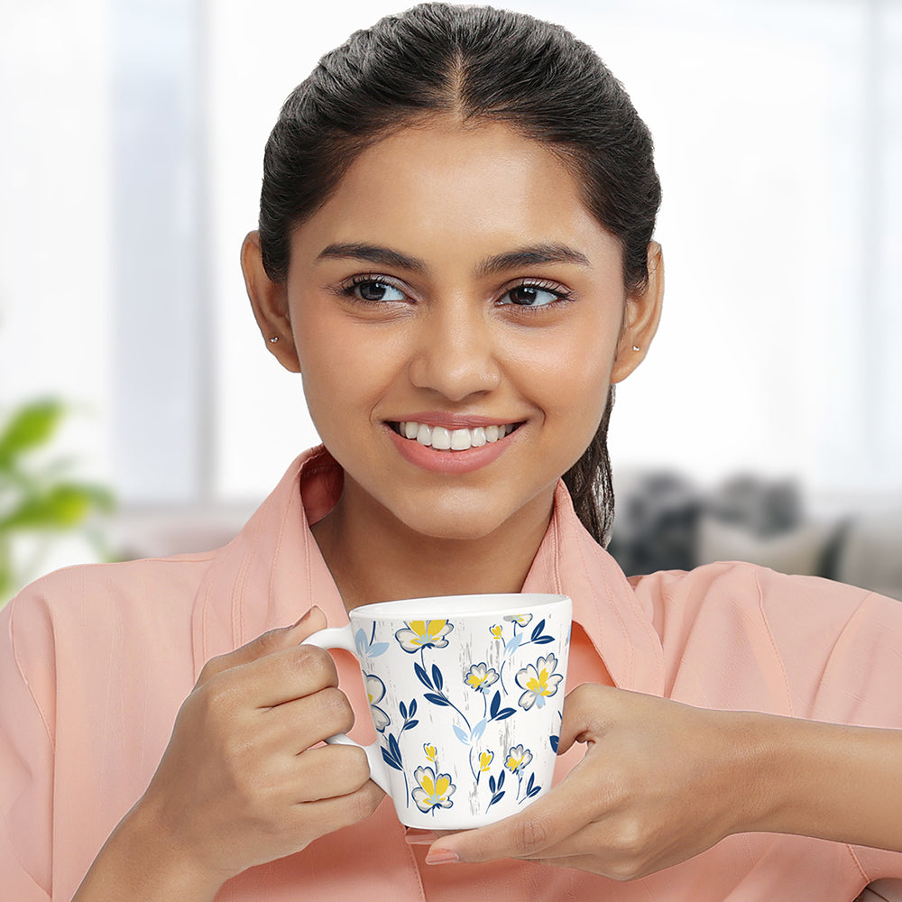 Larah Amara Blue Opalware Mug Set