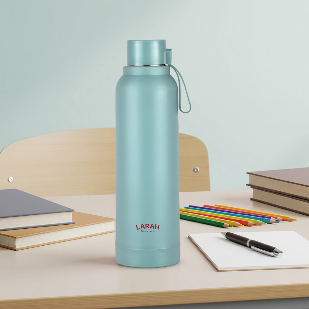 Larah Orbit Round PU Thermoware Bottle, 700 ml, Mint
