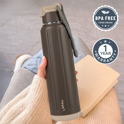 Larah Amaze Thermoware Bottle, Brown