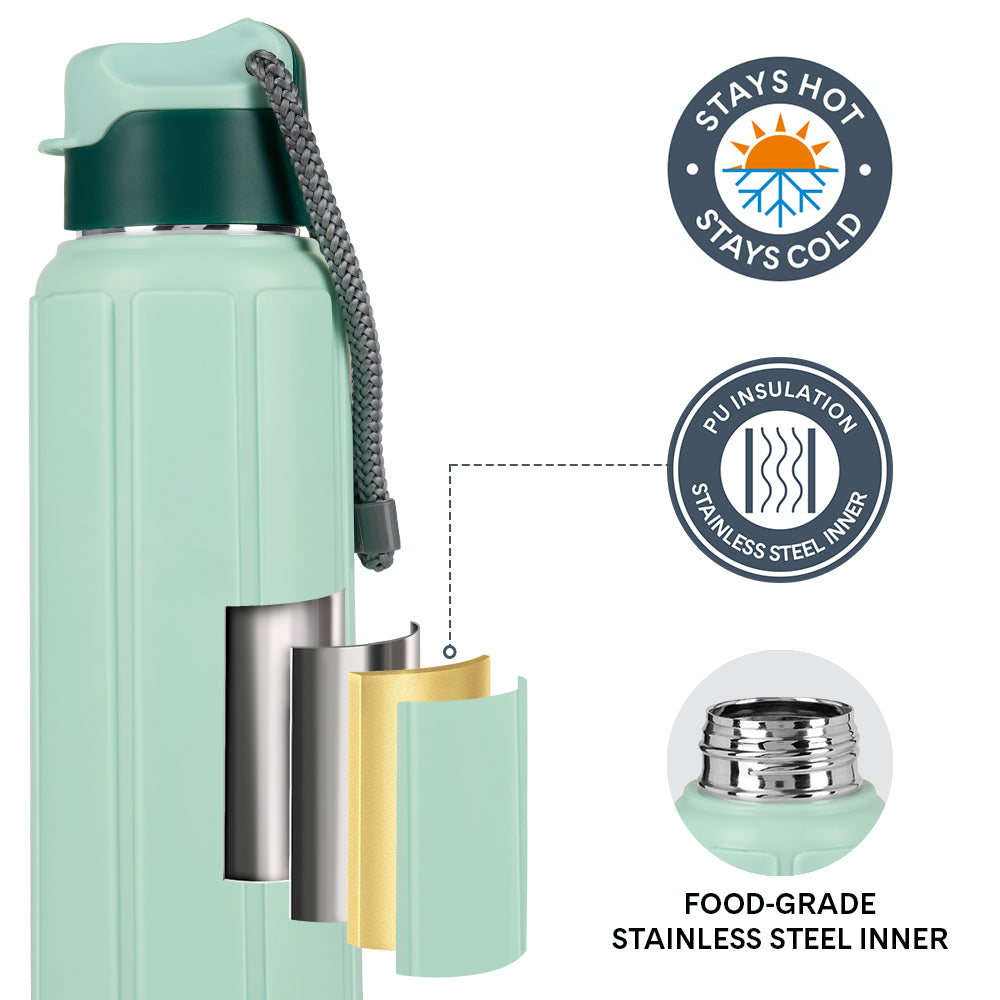Larah Amaze Thermoware Bottle, Mint