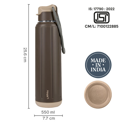 Larah Amaze Thermoware Bottle, Brown