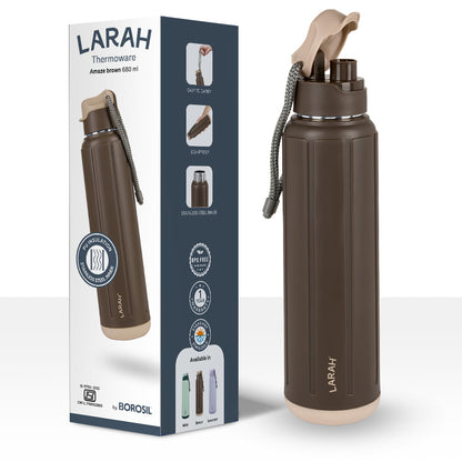 Larah Amaze Thermoware Bottle, Brown