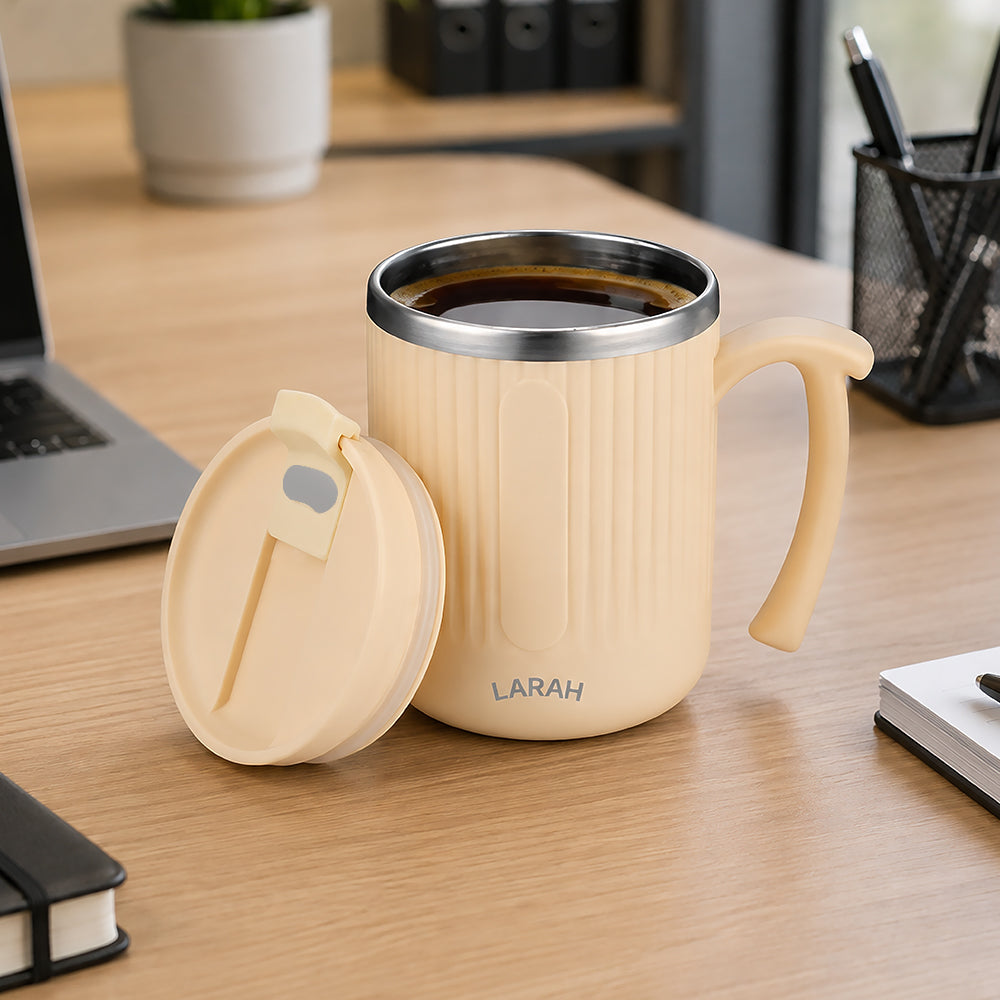 Larah Flipsip Thermoware Mug, Beige
