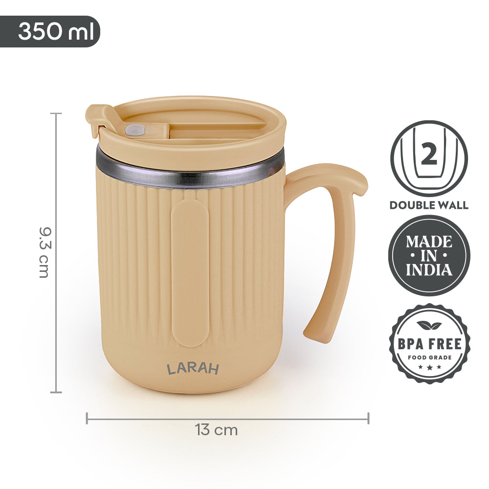 Larah Flipsip Thermoware Mug, Beige