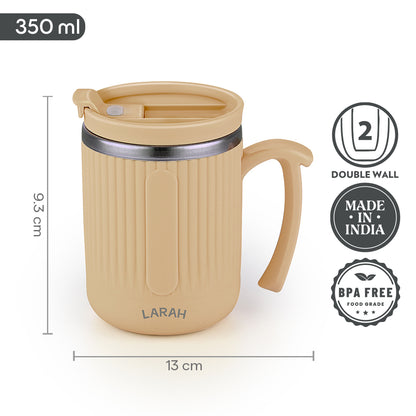 Larah Flipsip Thermoware Mug, Beige