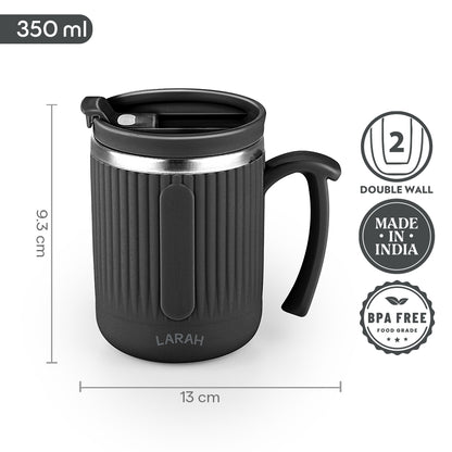 Larah Flipsip Thermoware Mug, Black