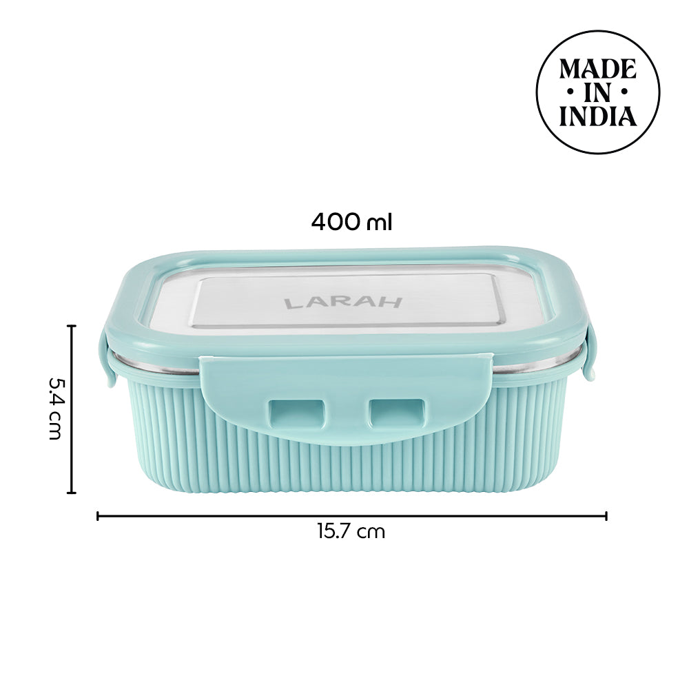 Larah Freshbyte Rectangular Lunch Box, Mint