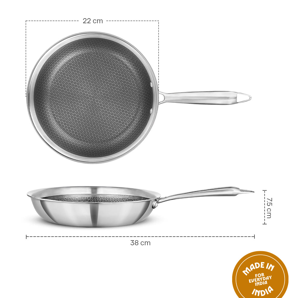 Triply Honeycomb Frying Pan