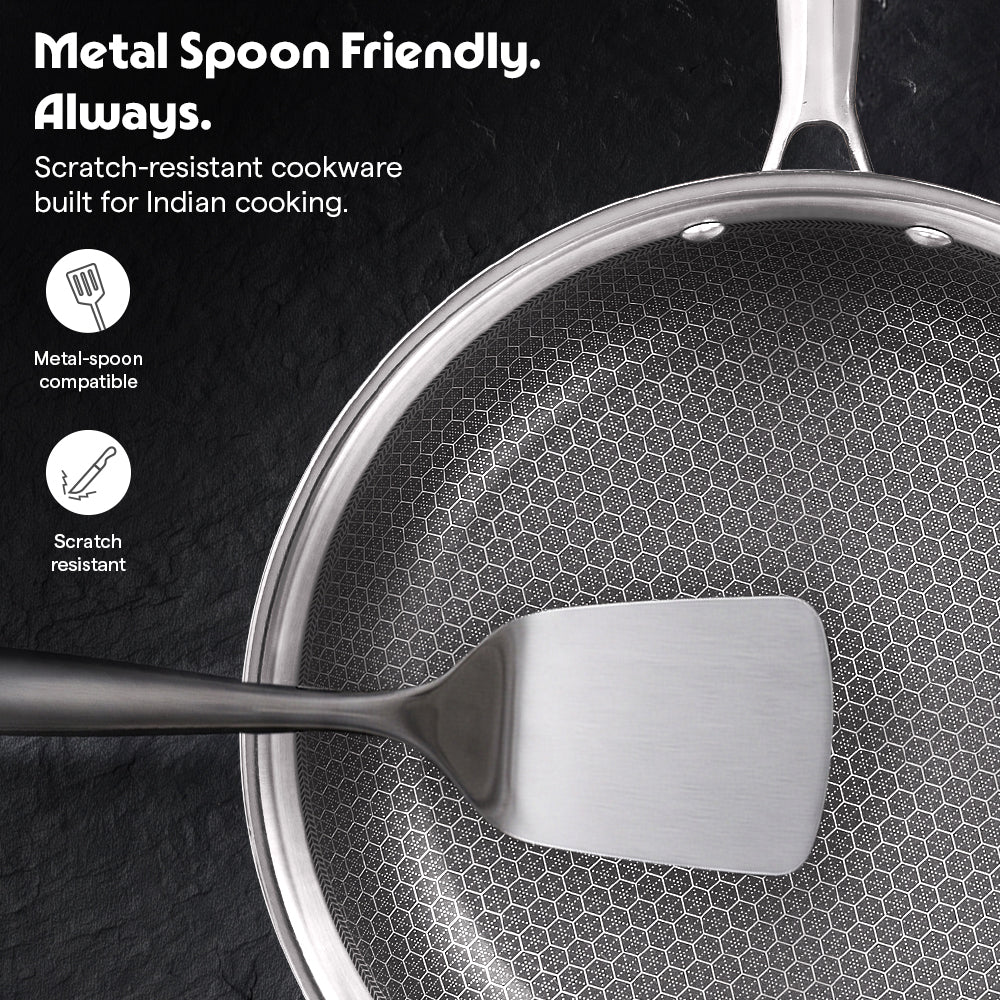 Triply Honeycomb Frying Pan