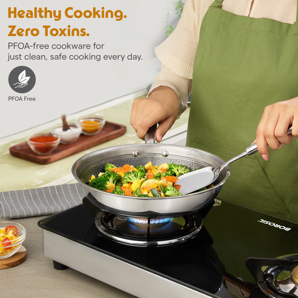 Triply Honeycomb Frying Pan