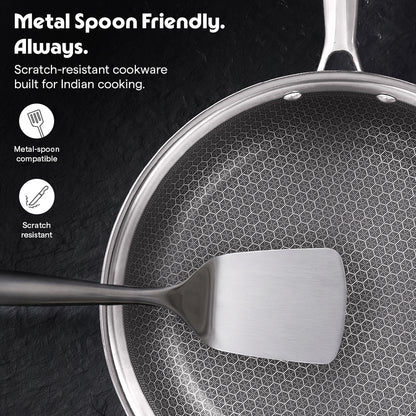 Triply Honeycomb Frying Pan