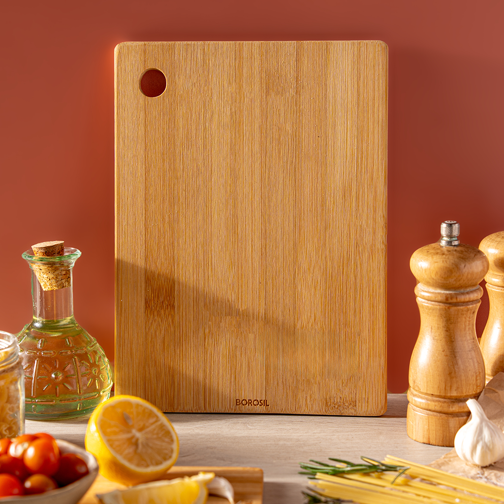Borosil Premium Bamboo Wood Chopping Board