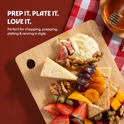 Borosil Premium Bamboo Wood Chopping Board