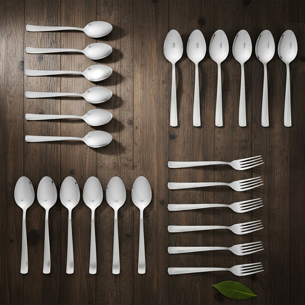 Borosil Vintage Cutlery  Set, 24pcs