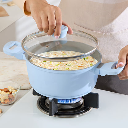 Borosil Vajra Ceramic Casserole, 18 cm, 18 cm - 1.7L