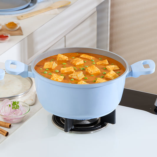 Borosil Vajra Ceramic Casserole, 24 cm