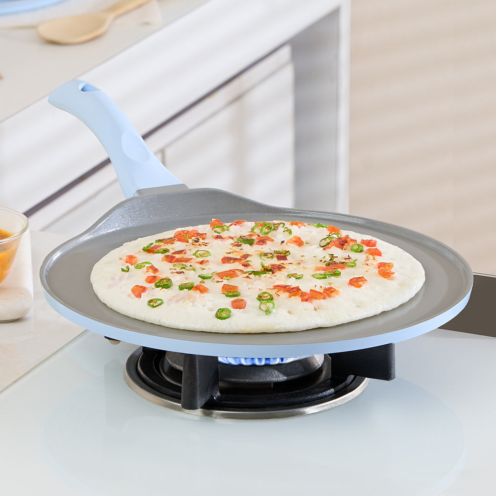 Borosil Vajra Ceramic Dosa Tawa, 28 cm