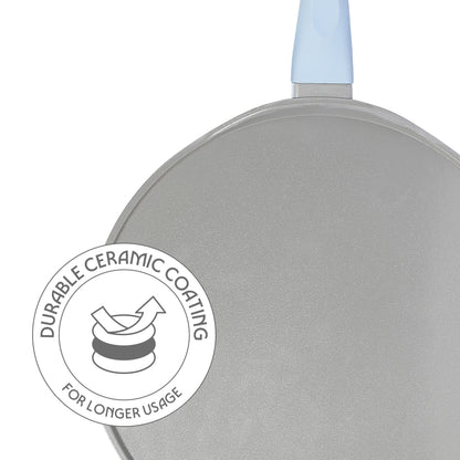 Borosil Vajra Ceramic Dosa Tawa, 28 cm
