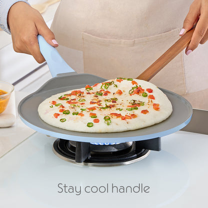 Borosil Vajra Ceramic Dosa Tawa, 28 cm