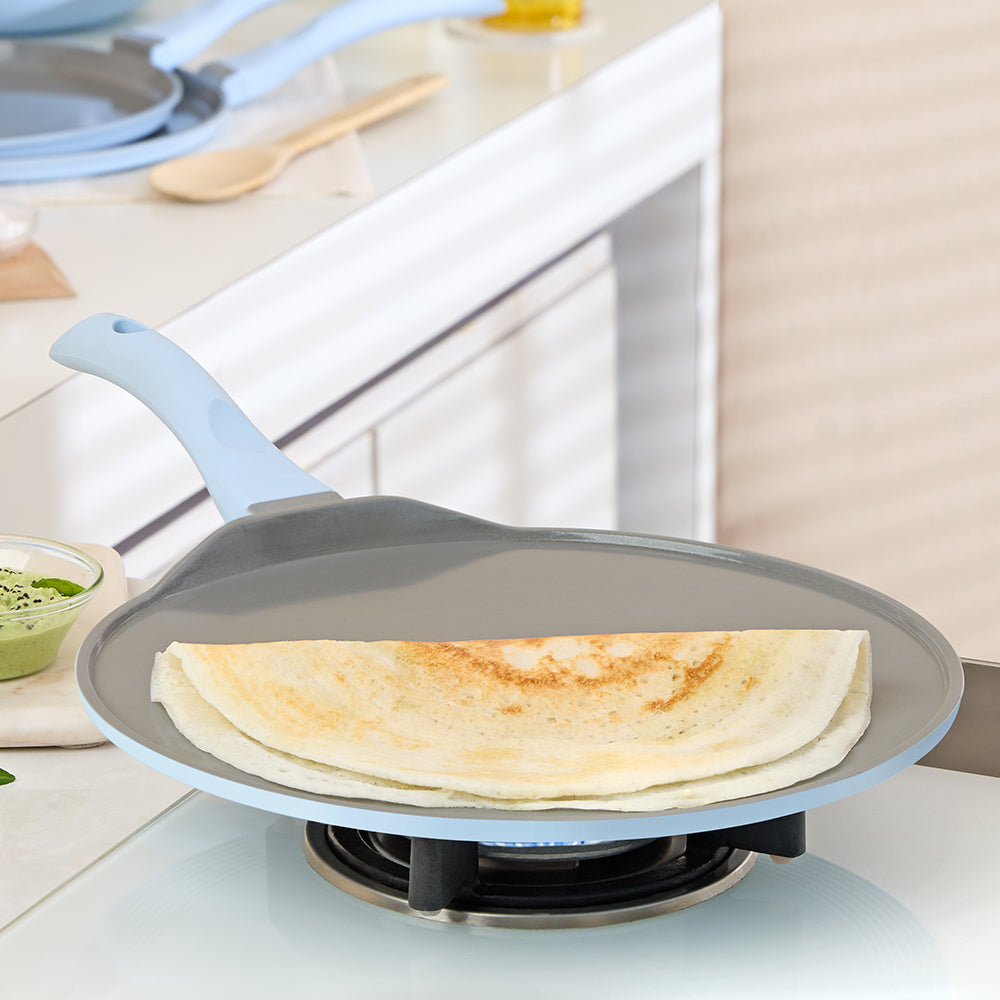 Borosil Vajra Ceramic Dosa Tawa, 31 cm