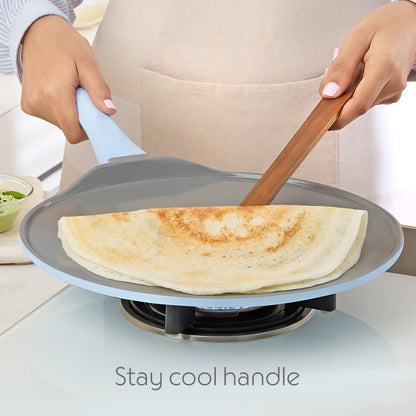 Borosil Vajra Ceramic Dosa Tawa, 31 cm