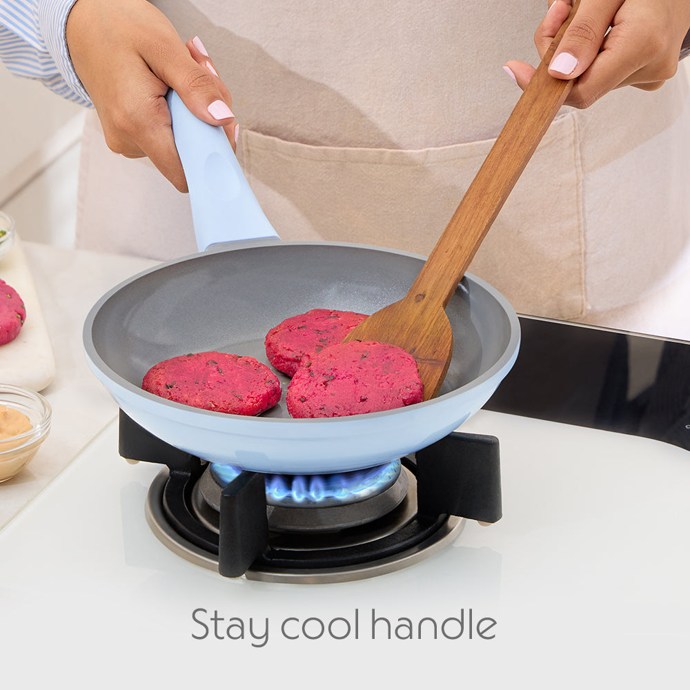 Borosil Vajra Ceramic Fry Pan, 20 cm - 900ml