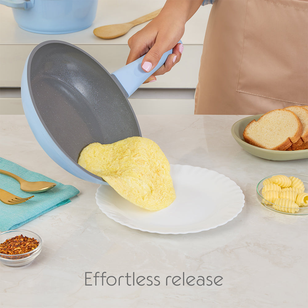Borosil Vajra Ceramic Fry Pan, 20 cm - 900ml