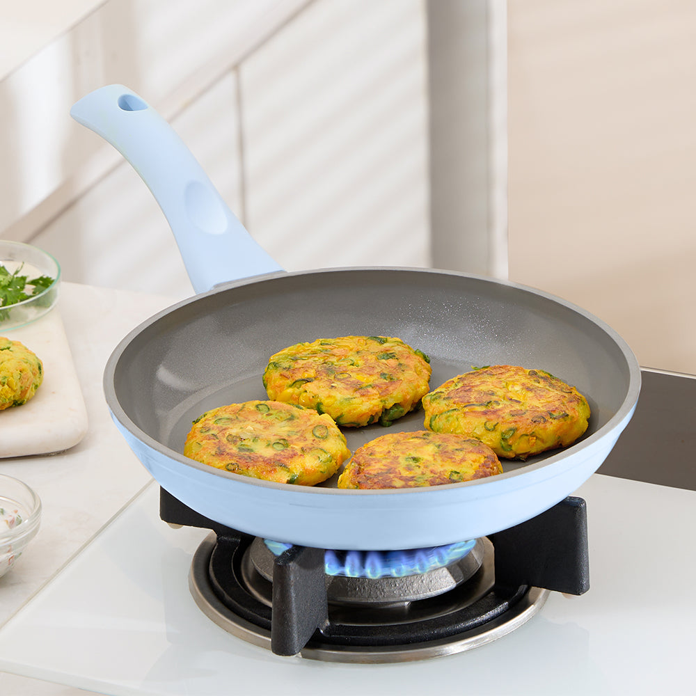 Borosil Vajra Ceramic Fry Pan, 22cm-1.1L