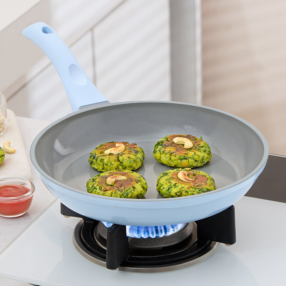 Borosil Vajra Ceramic Fry Pan, 24cm-1.5L