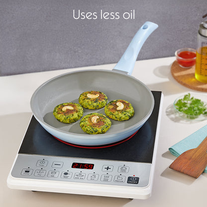 Borosil Vajra Ceramic Fry Pan, 24cm-1.5L