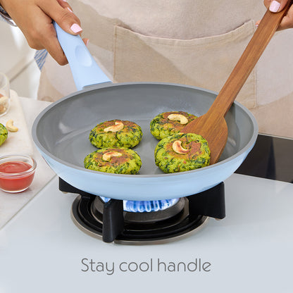 Borosil Vajra Ceramic Fry Pan, 24cm-1.5L