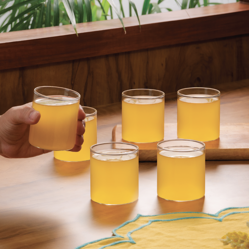 Vision Squat Glass Tumbler Set