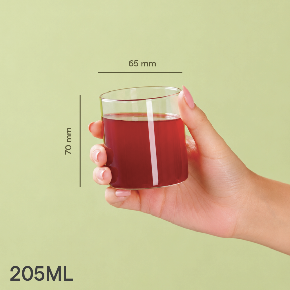 Vision Squat Glass Tumbler Set