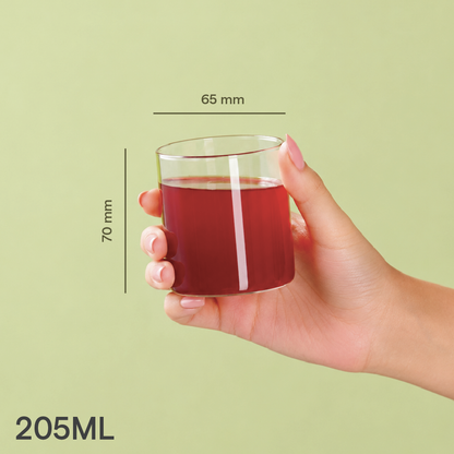 Vision Squat Glass Tumbler Set