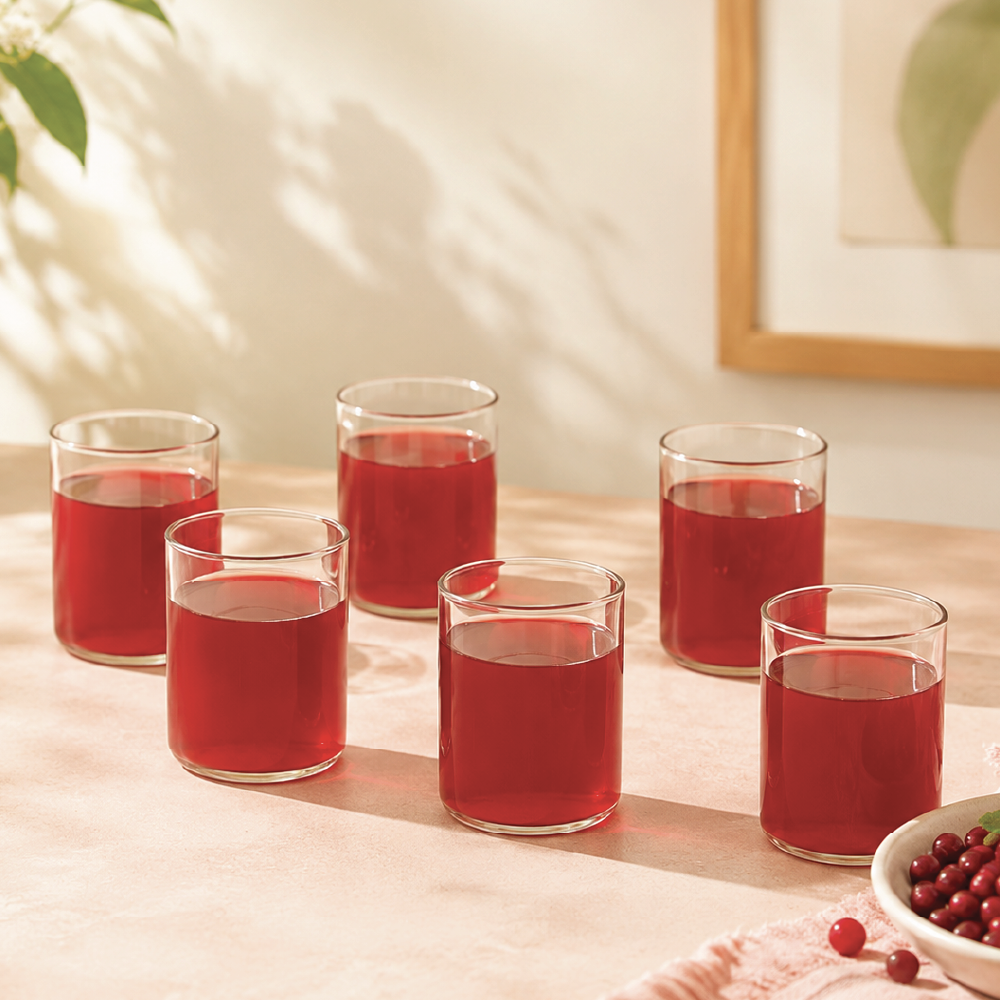 Vision Squat Glass Tumbler Set