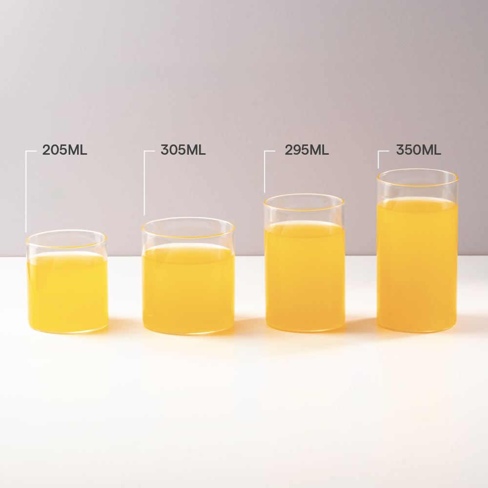 Vision Squat Glass Tumbler Set