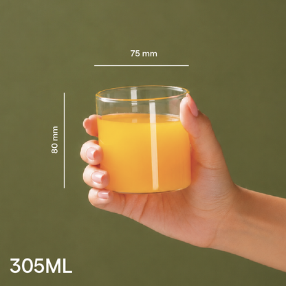 Vision Wide Glass Tumbler Set