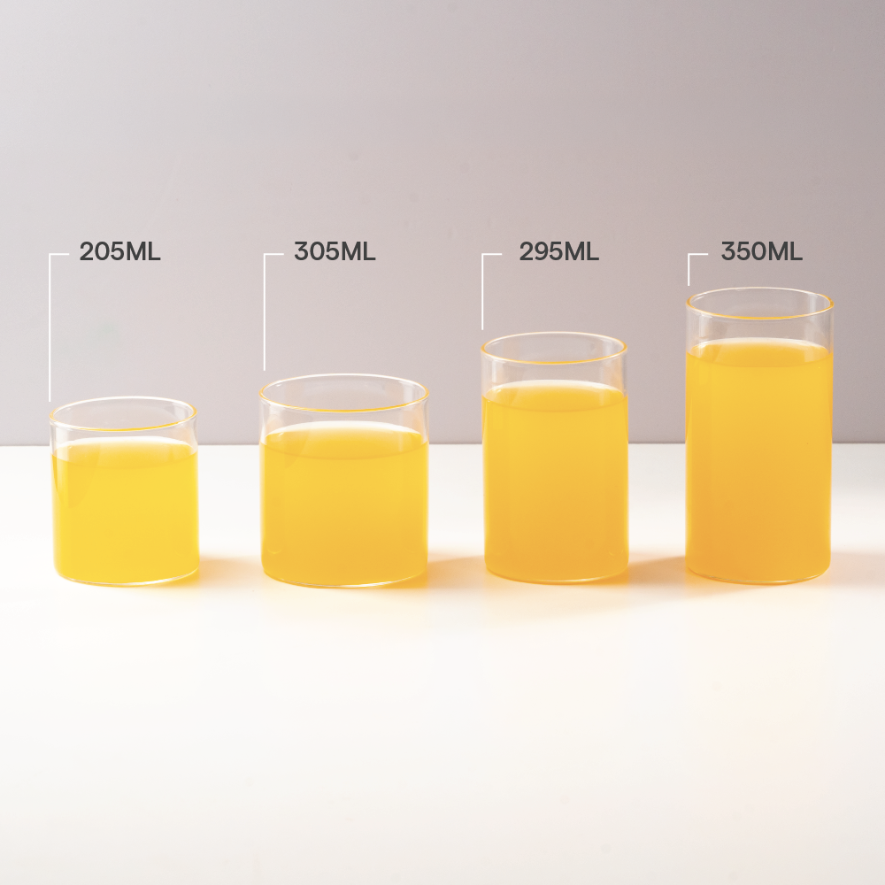 Vision Wide Glass Tumbler Set
