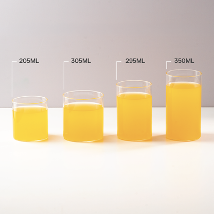 Vision Wide Glass Tumbler Set