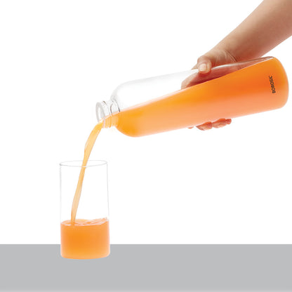 Crysto Narrow Mouth Clear Glass Bottle