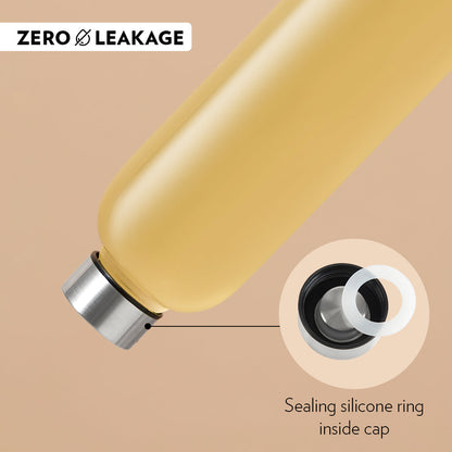 Crysto Narrow Mouth Clear Glass Bottle