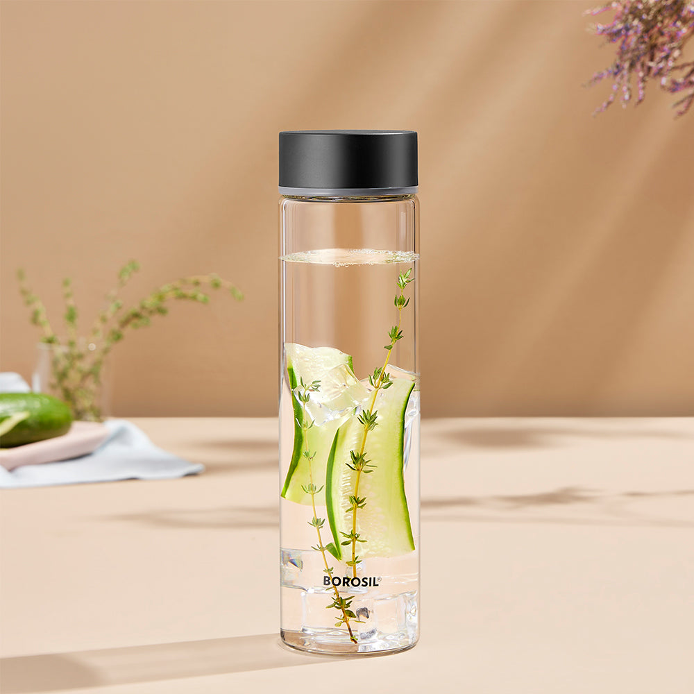 Neo Borosilicate Clear Glass Bottle