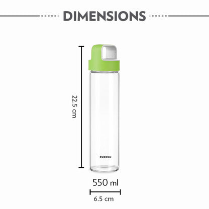 Neo Borosilicate Clear Glass Bottle