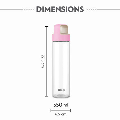 Neo Borosilicate Clear Glass Bottle
